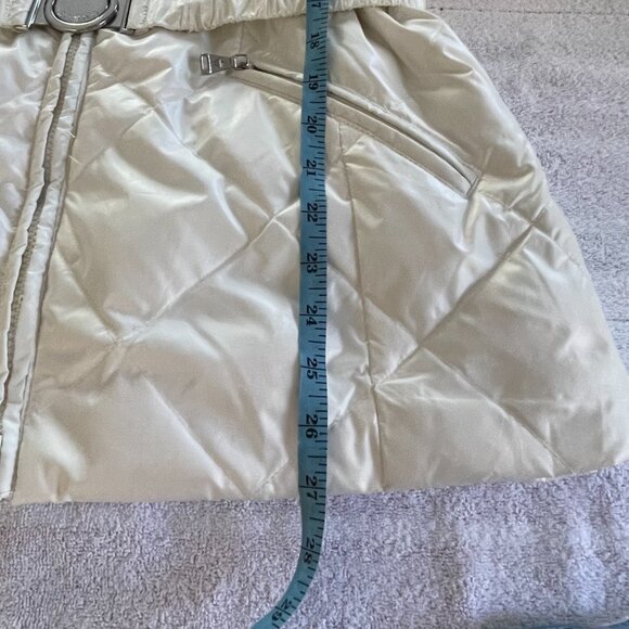 White Guess coat with or without belt - size L - Picture 13 of 15